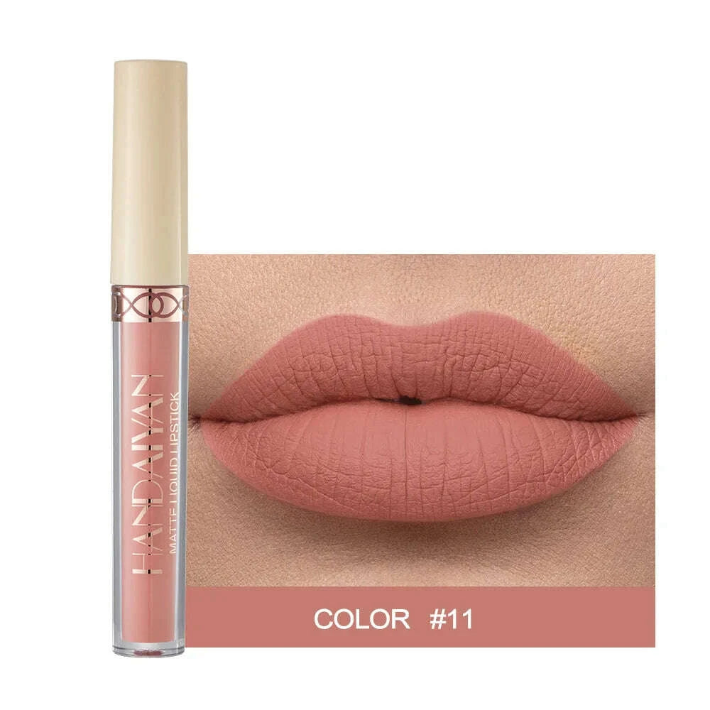 Lip Gloss - Long-Lasting Matte Finish - Dark Purple | KIMLUD