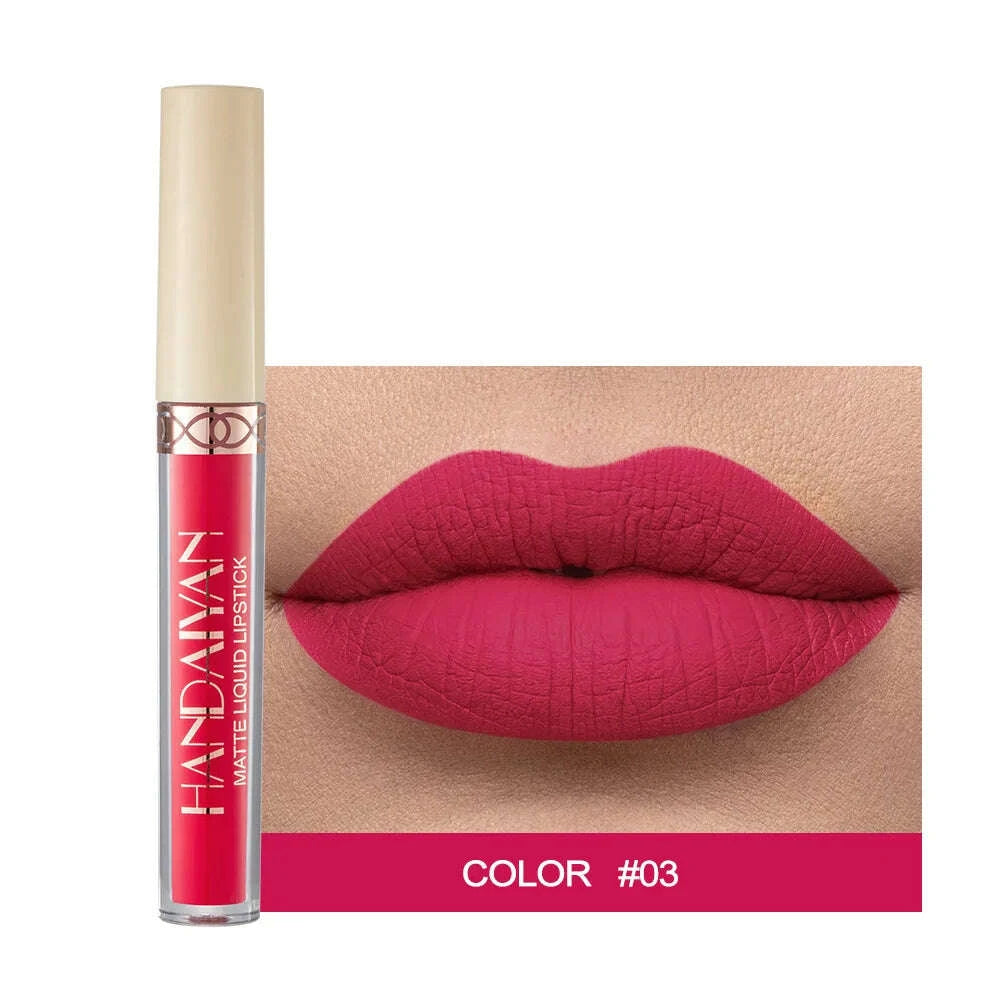 Lip Gloss - Long-Lasting Matte Finish - Dark Purple | KIMLUD