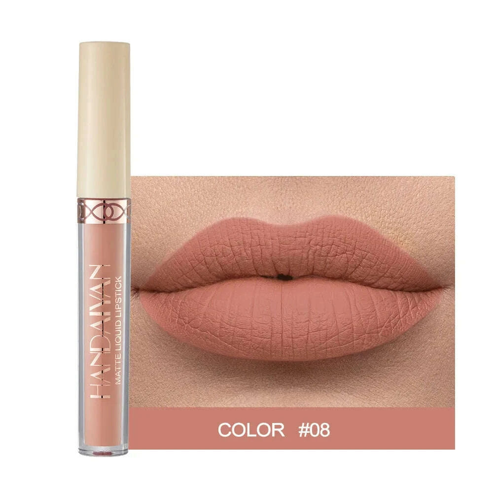 Lip Gloss - Long-Lasting Matte Finish - Dark Purple | KIMLUD