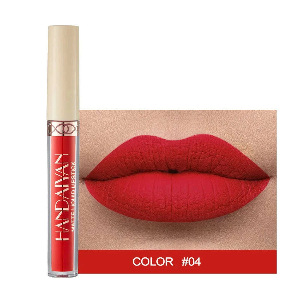 Lip Gloss - Long-Lasting Matte Finish - Dark Purple | KIMLUD