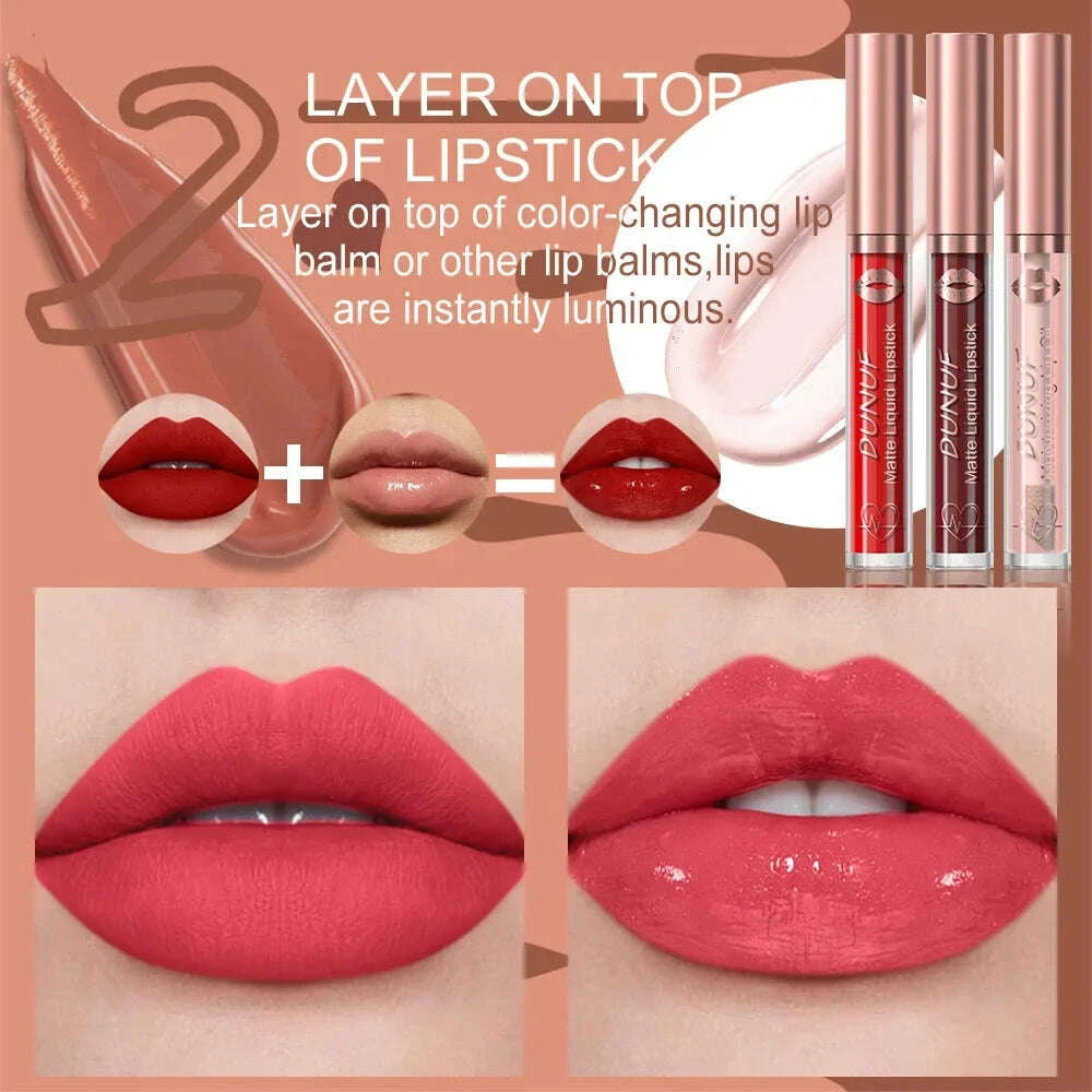 Lip Gloss - Waterproof Moisturizing - Nude Apricot | KIMLUD