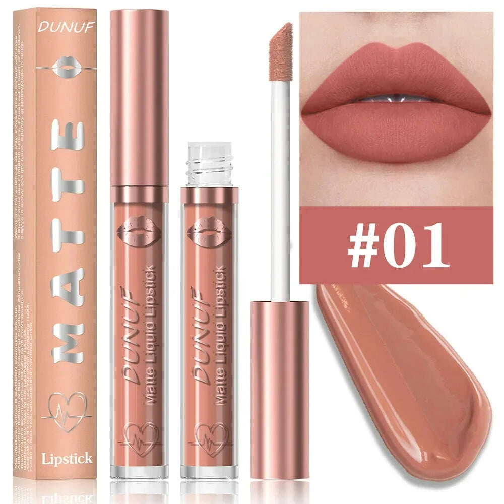 Lip Gloss - Waterproof Moisturizing - Nude Apricot | KIMLUD