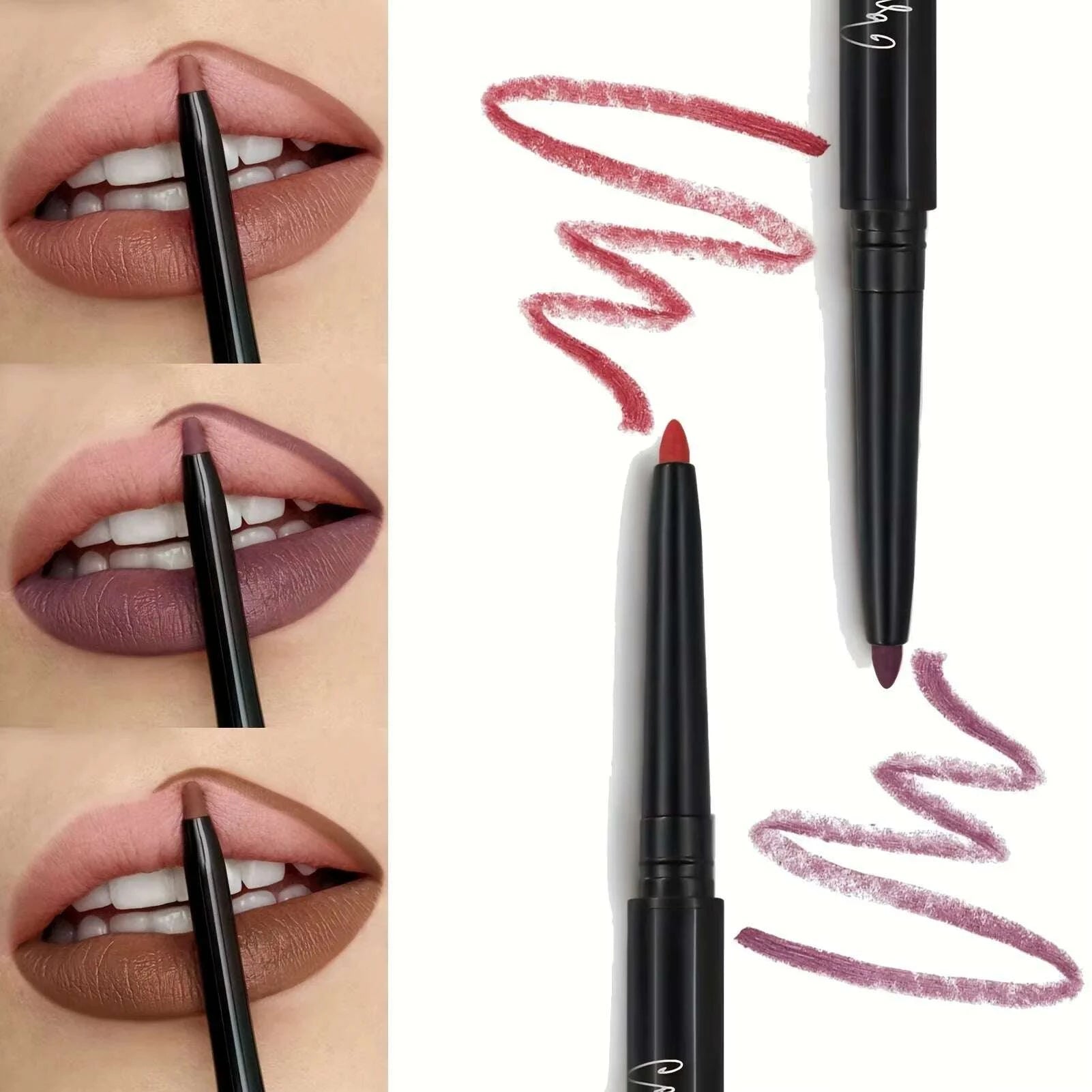 Lip Liner Pencil - Waterproof - Matte - Red | KIMLUD