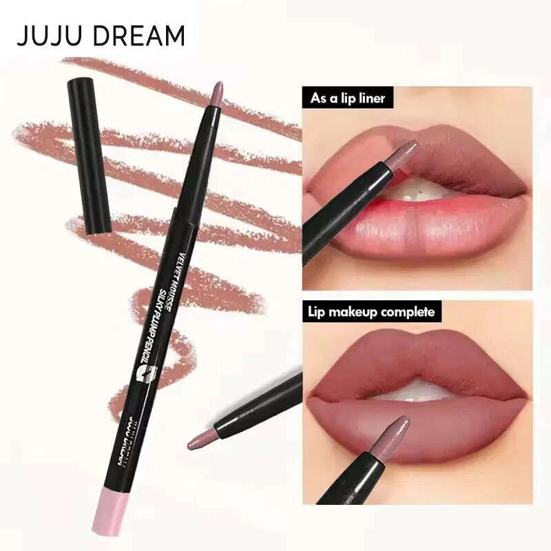 Lip Liner Pencil - Waterproof - Matte - Red | KIMLUD