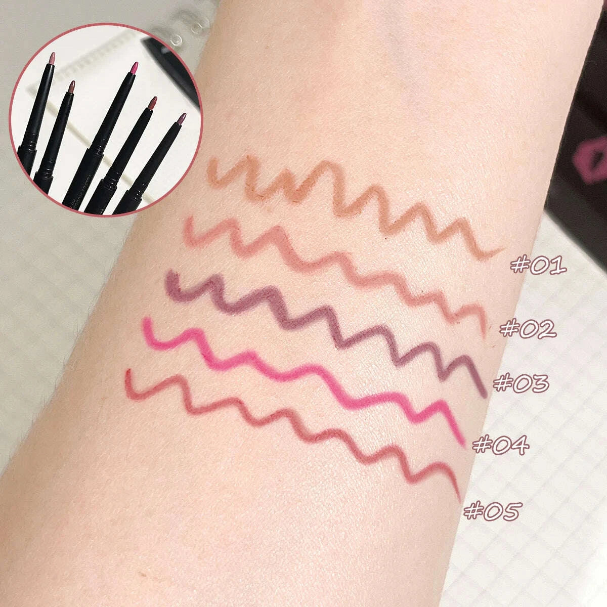 Lip Liner Pencil - Waterproof - Matte - Red | KIMLUD