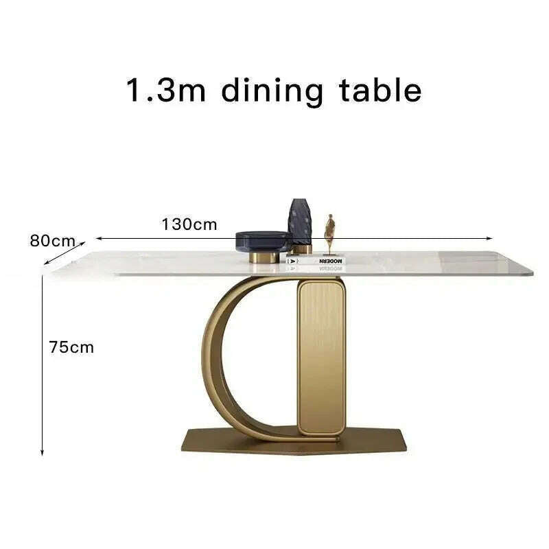 KIMLUD, Long Rectangular Dinning Table Designer Restaurant Dinning Table Conference Coffee Muebles De Cocina Garden Furniture Sets GM, KIMLUD Womens Clothes