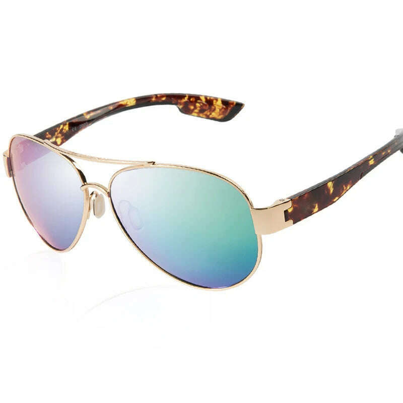 KIMLUD, LORETO Sunglasses Men Driving Shades Male Mirror Polarized Sunglasses For Men Retro Brand Designer Sport Pilot Eyewear Gafas, KIMLUD Womens Clothes