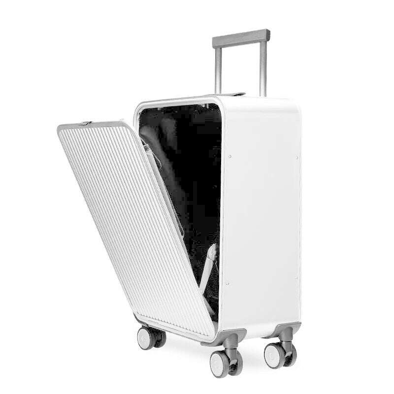 KIMLUD, Luxury Brand 100% Aluminum-magnesium alloy Rolling Luggage 16/20/24 inch size high quality trolley case Business Suitcase Wheels, KIMLUD Womens Clothes