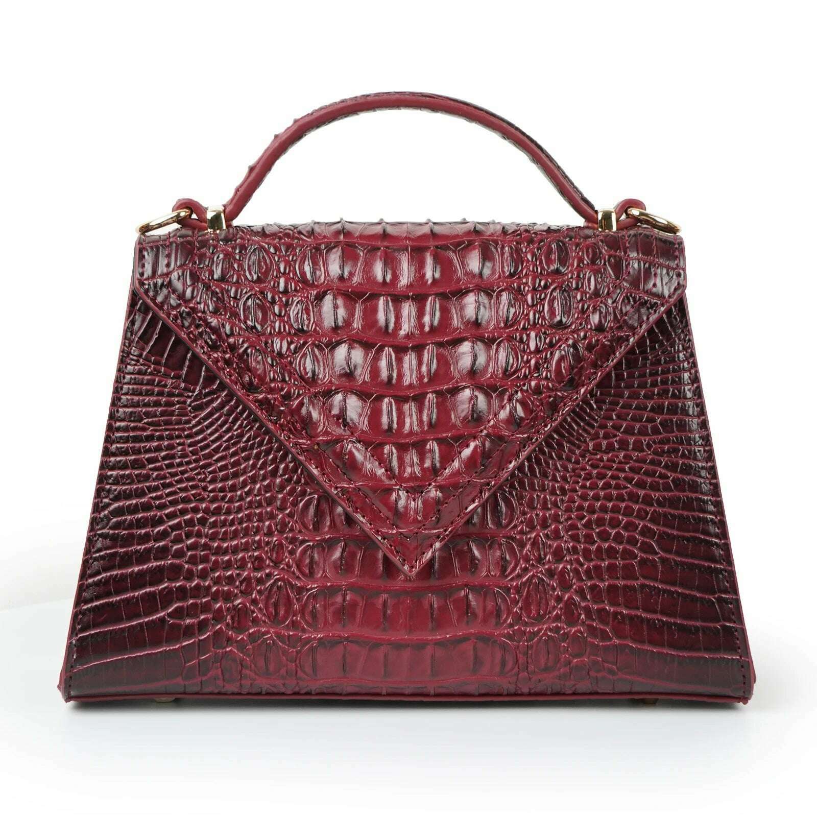 Luxury Designer Handbag Brand Crossbody Bags for Women 2022 New Crocodile Pattern Leather Shoulder Bags Casual Tote Bag - KIMLUD