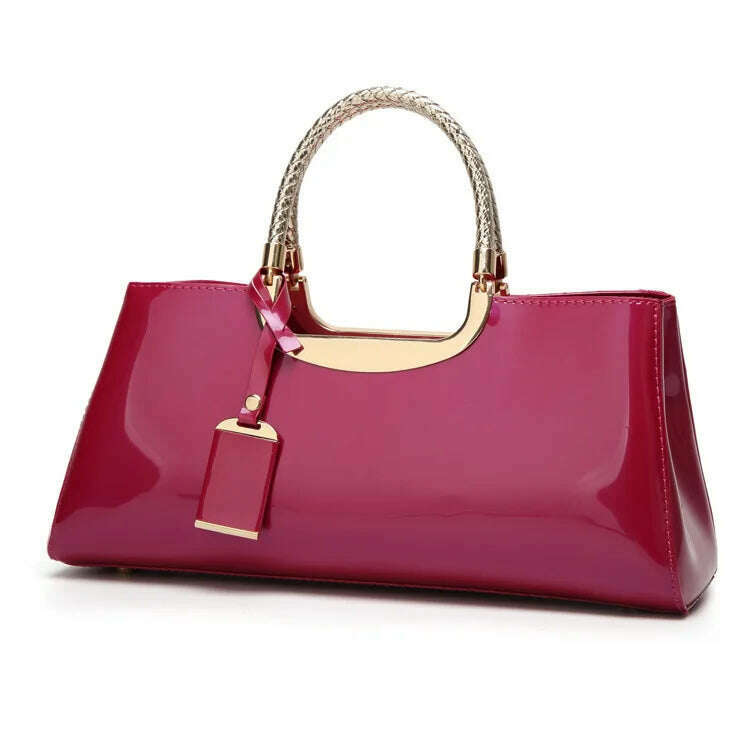 KIMLUD, Luxury Designer Handbag Women 2023 Evening Party Hand Bag Red Black Blue Pink Beige Ladies Handbags Sac A Main Femme Bolso Mujer, Hot Pink, KIMLUD Womens Clothes