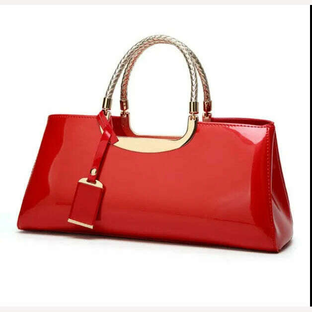 KIMLUD, Luxury Designer Handbag Women 2023 Evening Party Hand Bag Red Black Blue Pink Beige Ladies Handbags Sac A Main Femme Bolso Mujer, Red, KIMLUD Womens Clothes