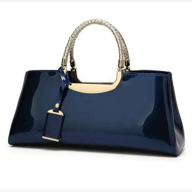 KIMLUD, Luxury Designer Handbag Women 2023 Evening Party Hand Bag Red Black Blue Pink Beige Ladies Handbags Sac A Main Femme Bolso Mujer, Blue, KIMLUD Womens Clothes
