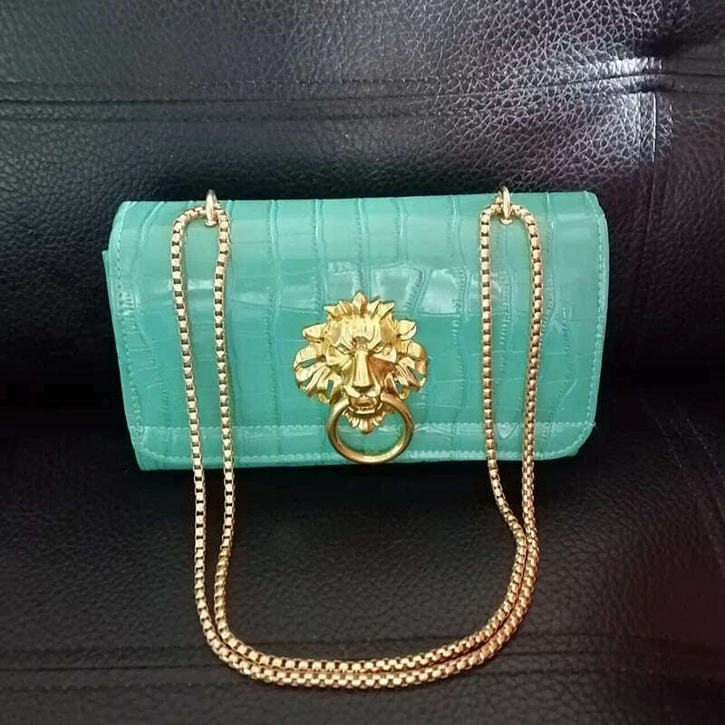 KIMLUD, Luxury Handbags Women Bags New Design European Brand Crocodile Chain Shoulder Crossbody Bags For Women Day Clutch Bolsa Feminina, sky blue, KIMLUD APPAREL - Womens Clothes