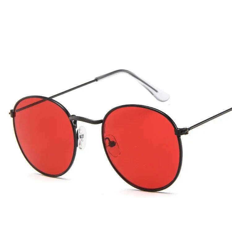 Luxury Mirror Sunglasses Women/Men Brand Designer Lady Classic Round Sun Glasses UV400 Outdoor Oculos De Sol Gafas - KIMLUD