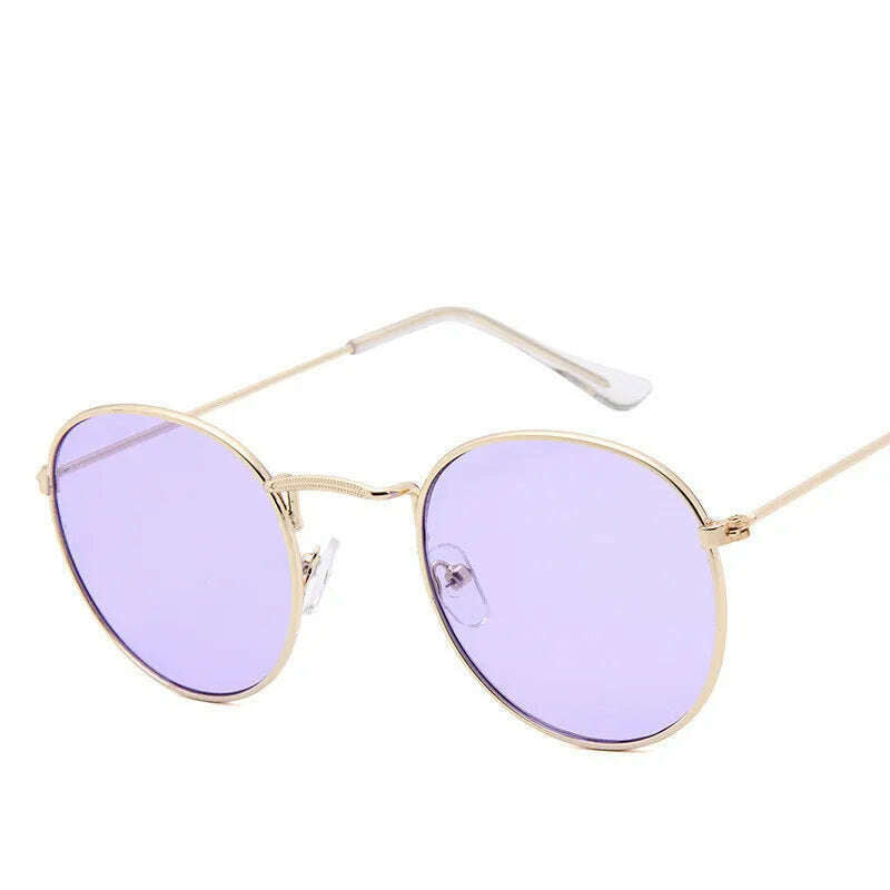Luxury Mirror Sunglasses Women/Men Brand Designer Lady Classic Round Sun Glasses UV400 Outdoor Oculos De Sol Gafas - KIMLUD
