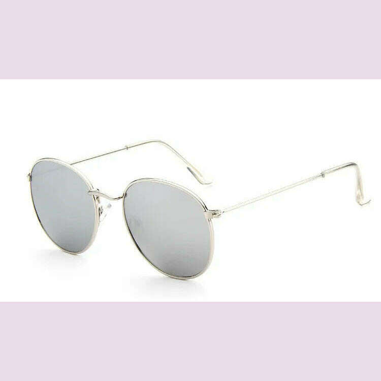 Luxury Mirror Sunglasses Women/Men Brand Designer Lady Classic Round Sun Glasses UV400 Outdoor Oculos De Sol Gafas - KIMLUD