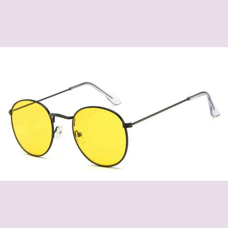 Luxury Mirror Sunglasses Women/Men Brand Designer Lady Classic Round Sun Glasses UV400 Outdoor Oculos De Sol Gafas - KIMLUD