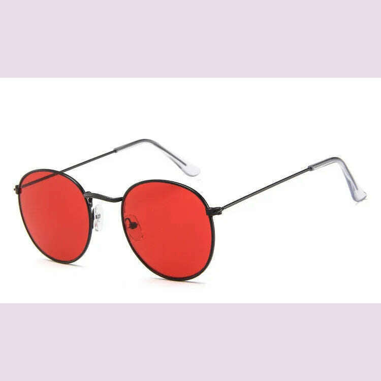 Luxury Mirror Sunglasses Women/Men Brand Designer Lady Classic Round Sun Glasses UV400 Outdoor Oculos De Sol Gafas - KIMLUD