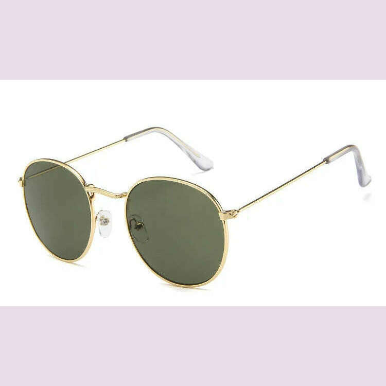 Luxury Mirror Sunglasses Women/Men Brand Designer Lady Classic Round Sun Glasses UV400 Outdoor Oculos De Sol Gafas - KIMLUD