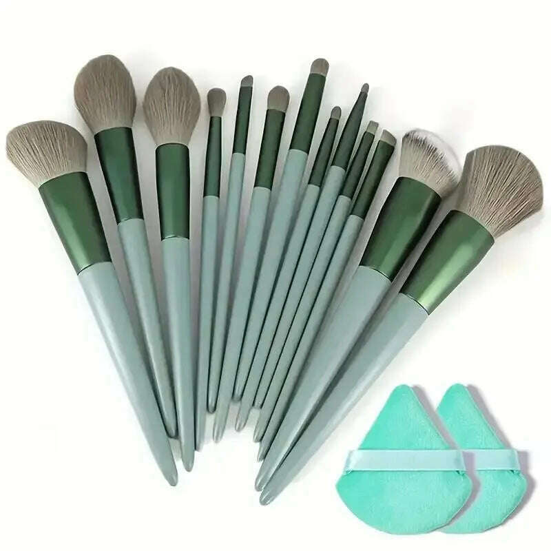 KIMLUD, Makeup Brush Set Soft Fluffy Professiona Cosmetic Foundation Powder Eyeshadow Kabuki Blending Make Up Brush Beauty Tool Makeup, KIMLUD Womens Clothes