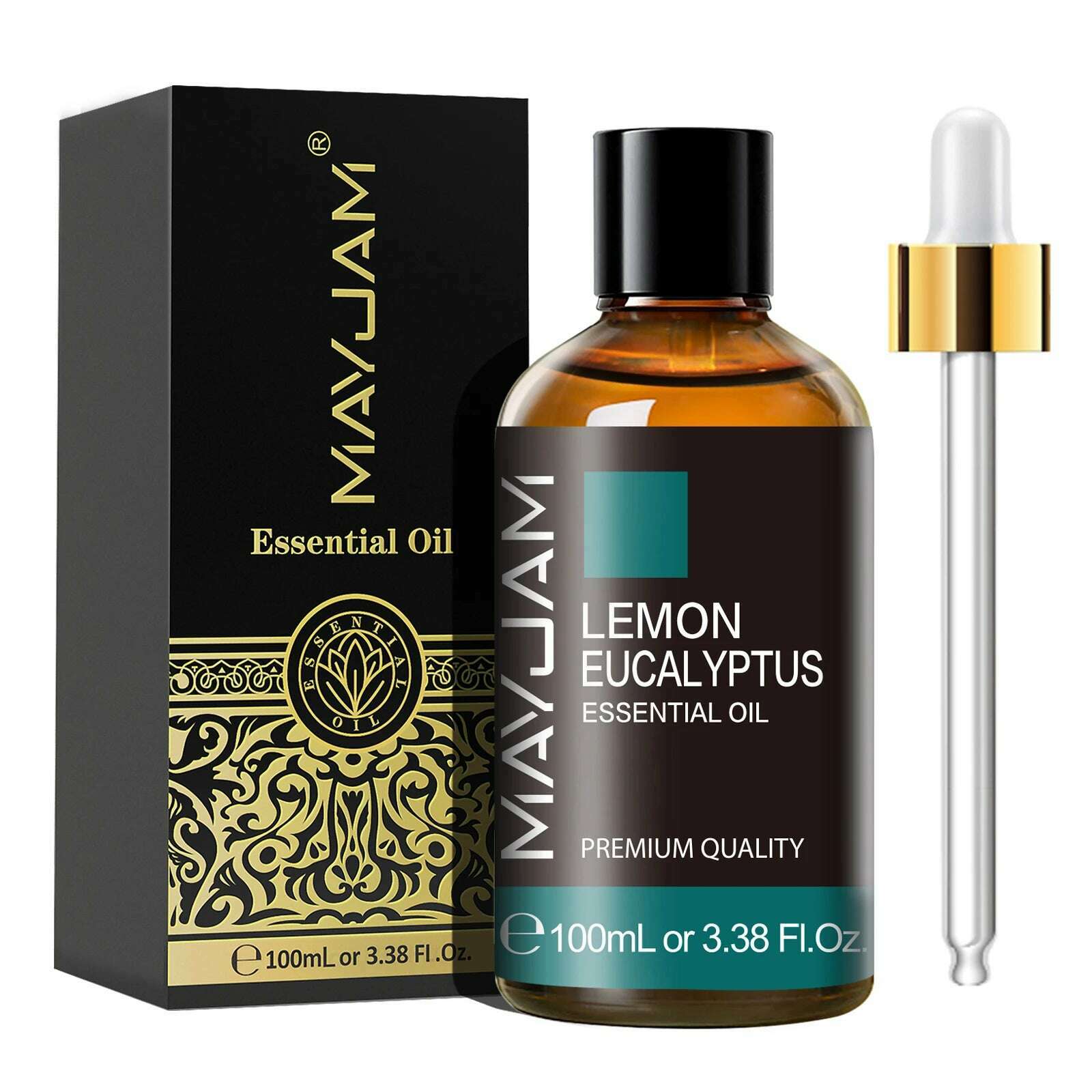 MAYJAM 1PCS 100ML Essential Oil with Dropper Sandalwood Lavender Eucalyptus Vanilla Aroma Oil For Humidifier Scent Candle Burner - KIMLUD