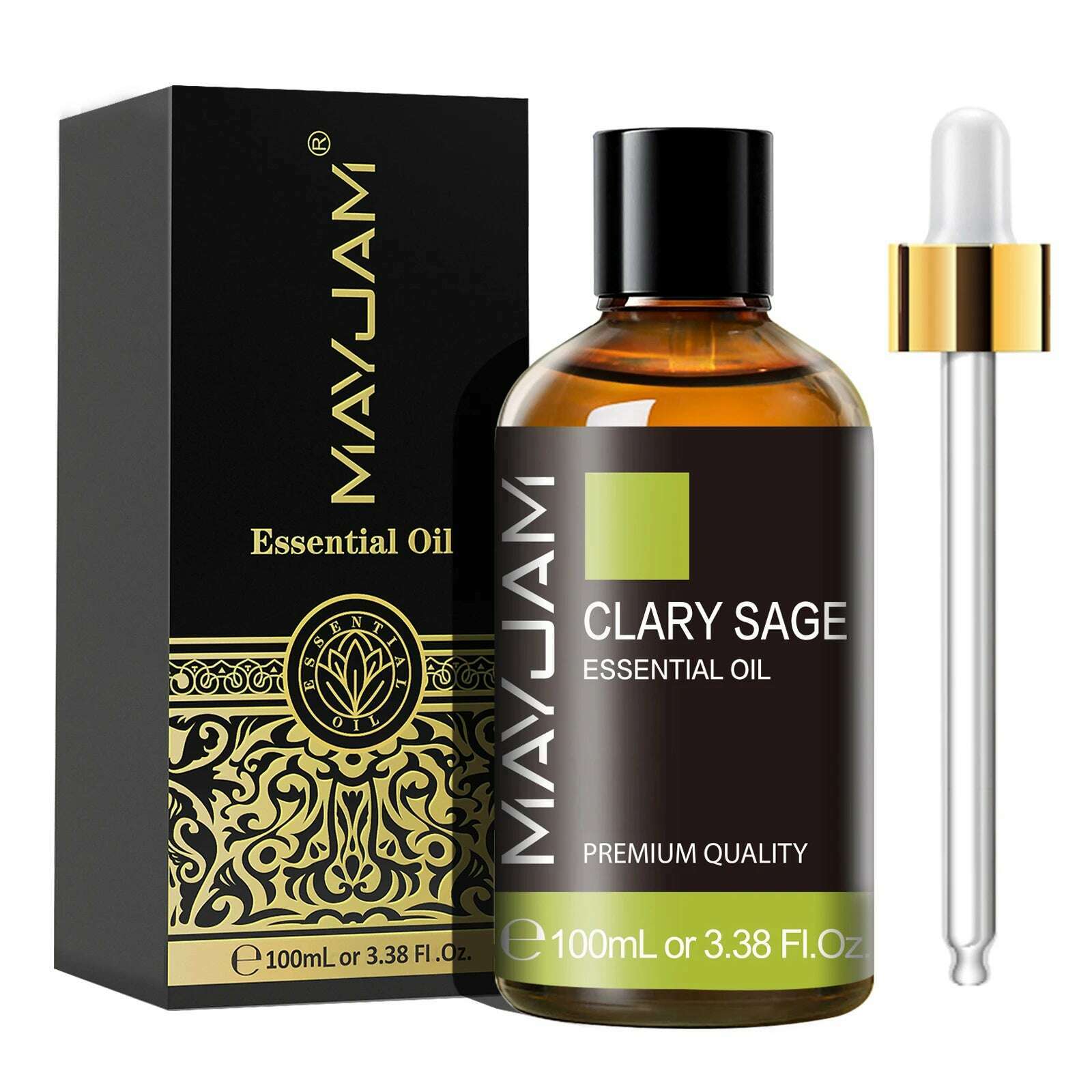 MAYJAM 1PCS 100ML Essential Oil with Dropper Sandalwood Lavender Eucalyptus Vanilla Aroma Oil For Humidifier Scent Candle Burner - KIMLUD