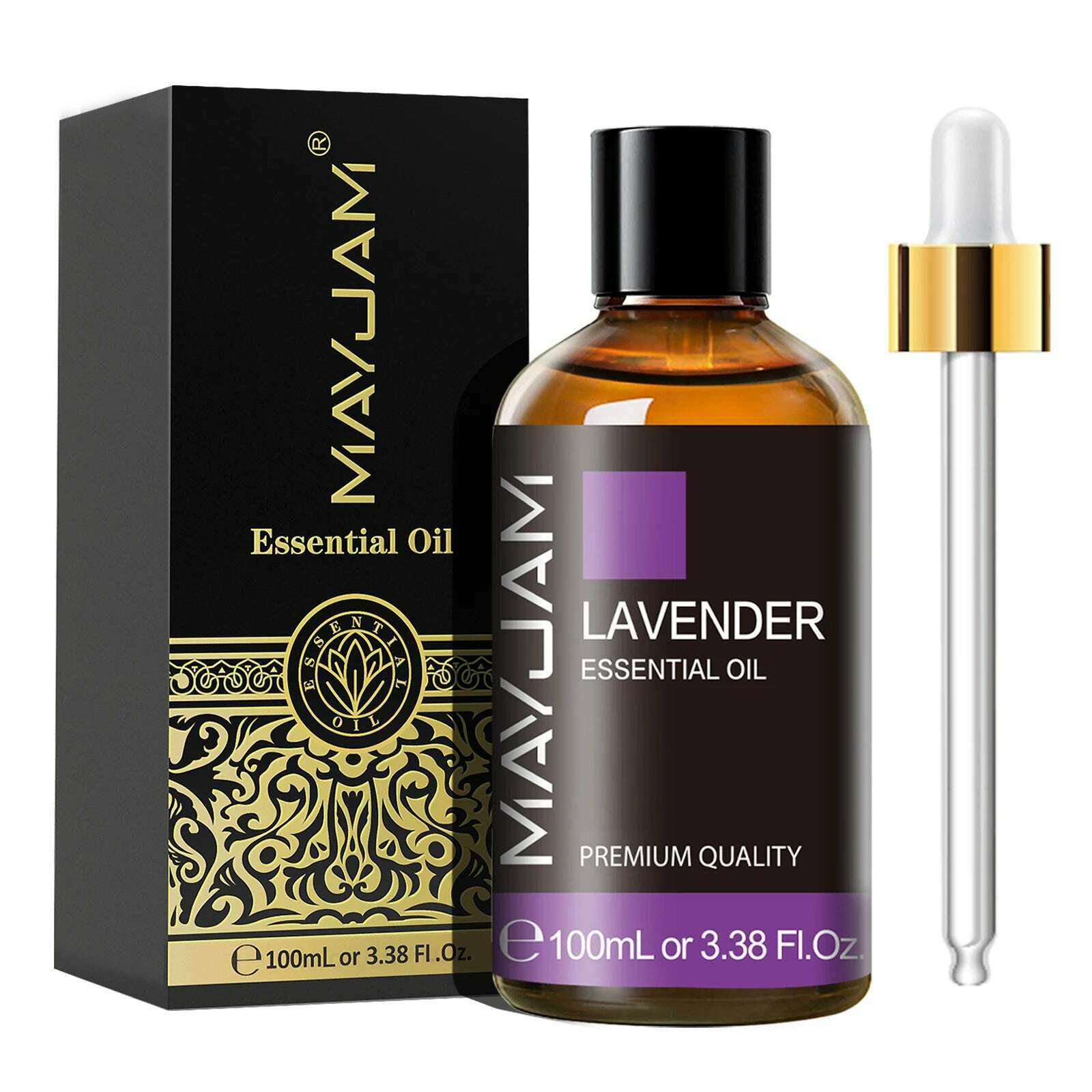 MAYJAM 1PCS 100ML Essential Oil with Dropper Sandalwood Lavender Eucalyptus Vanilla Aroma Oil For Humidifier Scent Candle Burner - KIMLUD