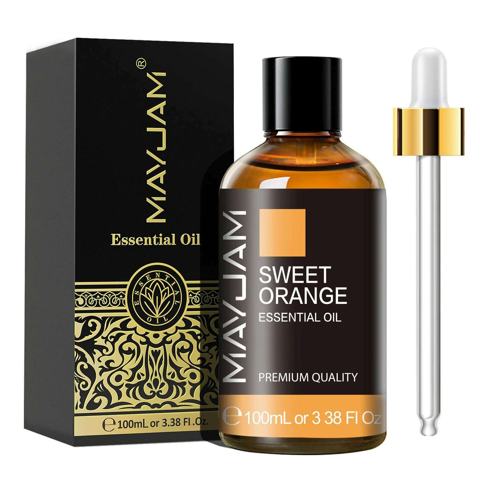 MAYJAM 1PCS 100ML Essential Oil with Dropper Sandalwood Lavender Eucalyptus Vanilla Aroma Oil For Humidifier Scent Candle Burner - KIMLUD