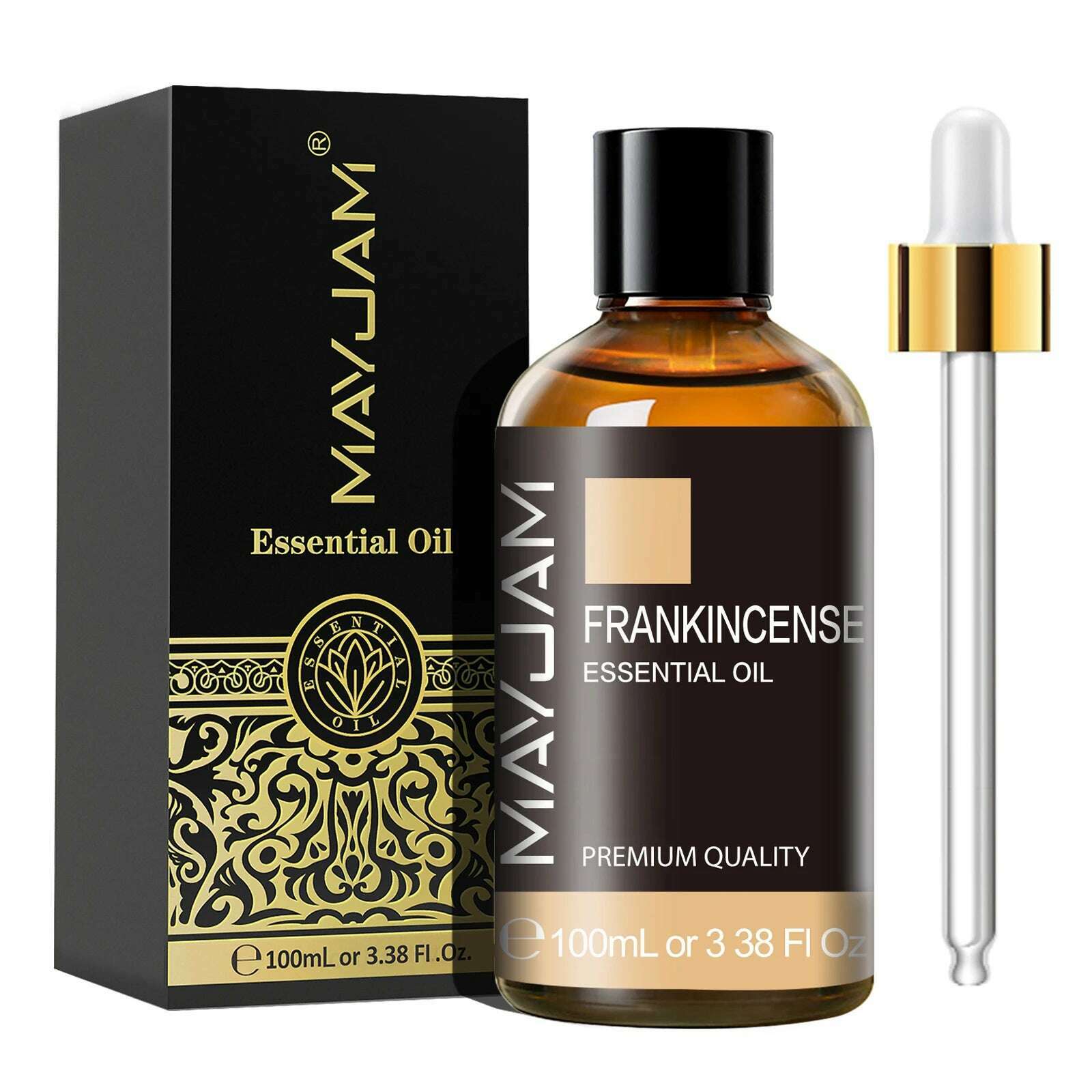 MAYJAM 1PCS 100ML Essential Oil with Dropper Sandalwood Lavender Eucalyptus Vanilla Aroma Oil For Humidifier Scent Candle Burner - KIMLUD