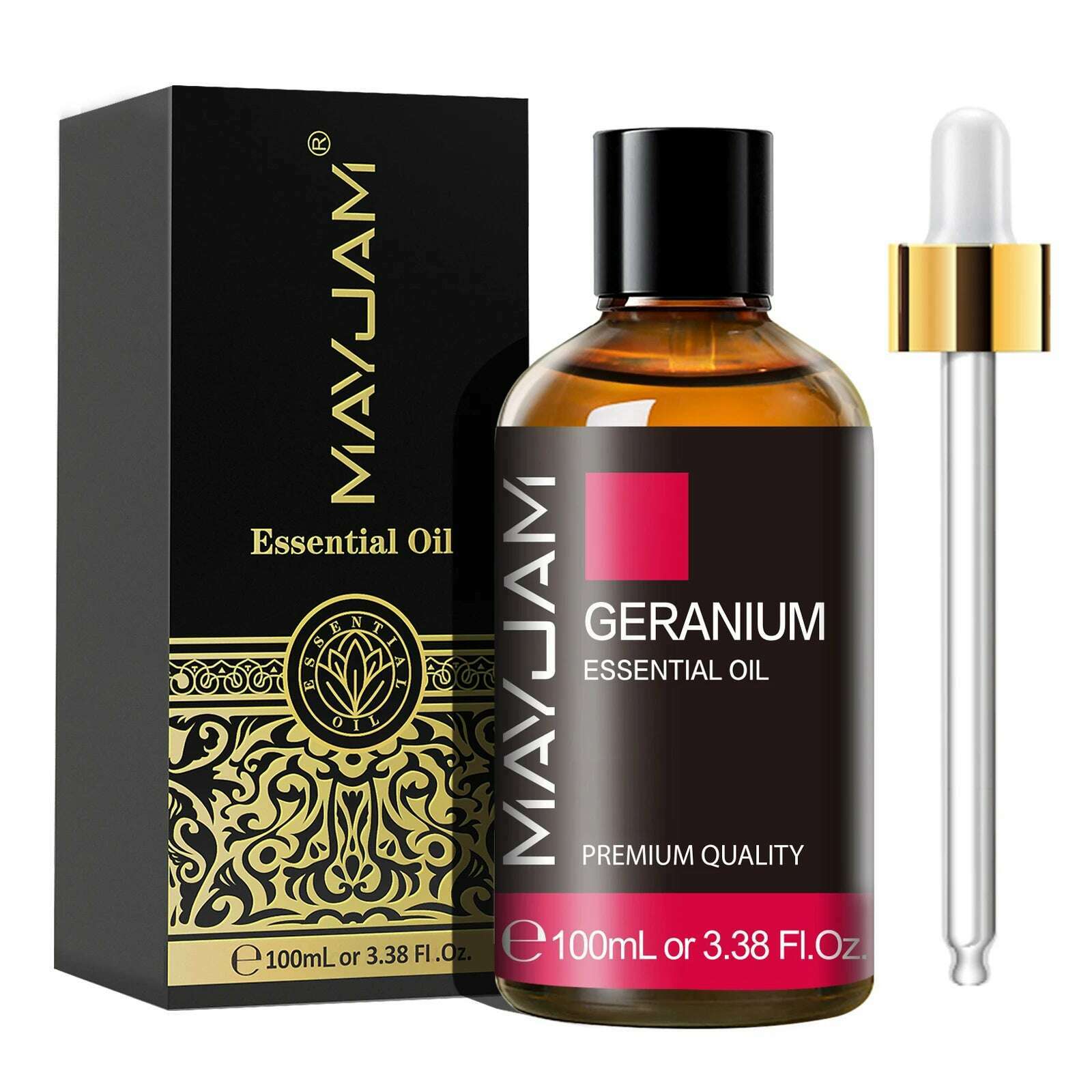 MAYJAM 1PCS 100ML Essential Oil with Dropper Sandalwood Lavender Eucalyptus Vanilla Aroma Oil For Humidifier Scent Candle Burner - KIMLUD