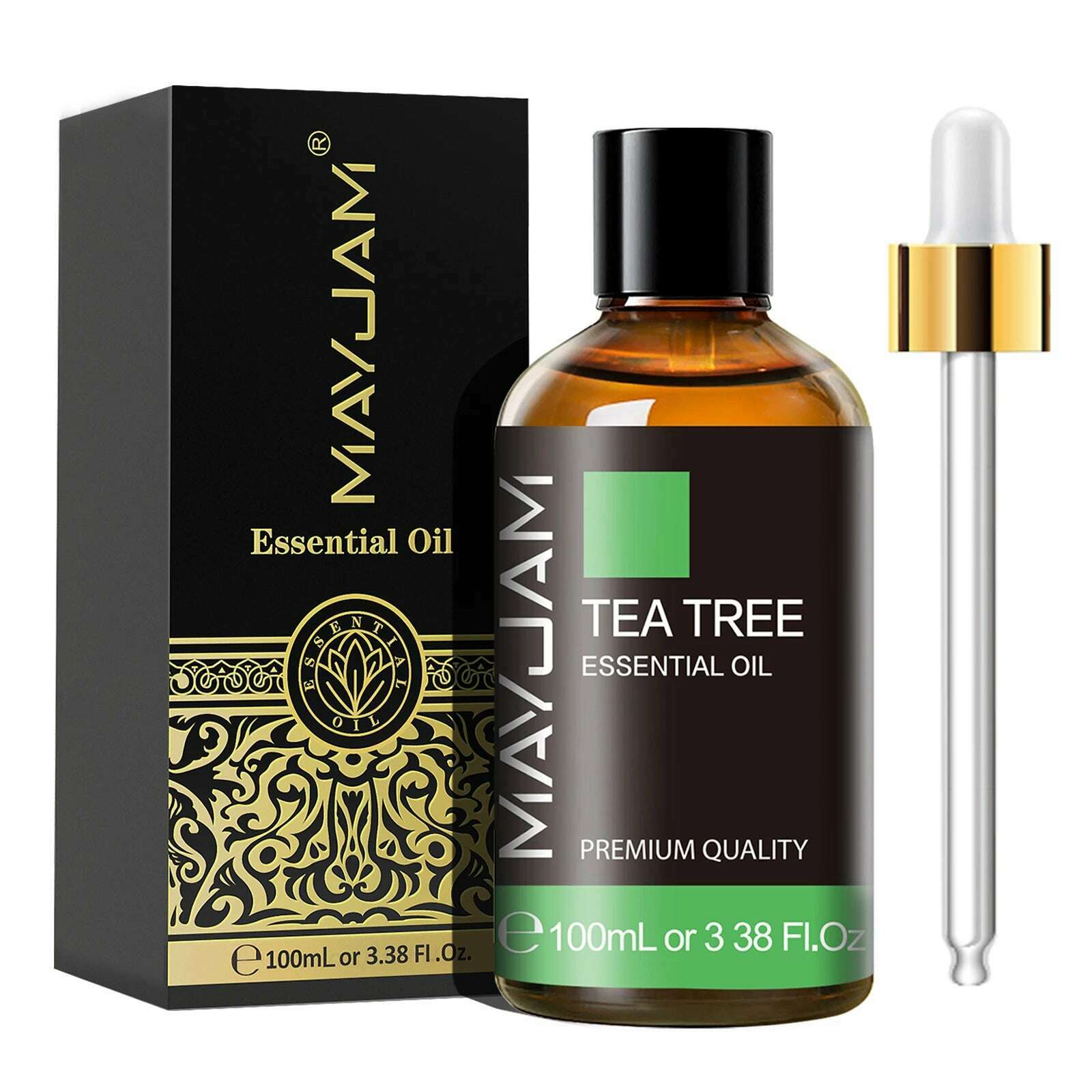 MAYJAM 1PCS 100ML Essential Oil with Dropper Sandalwood Lavender Eucalyptus Vanilla Aroma Oil For Humidifier Scent Candle Burner - KIMLUD