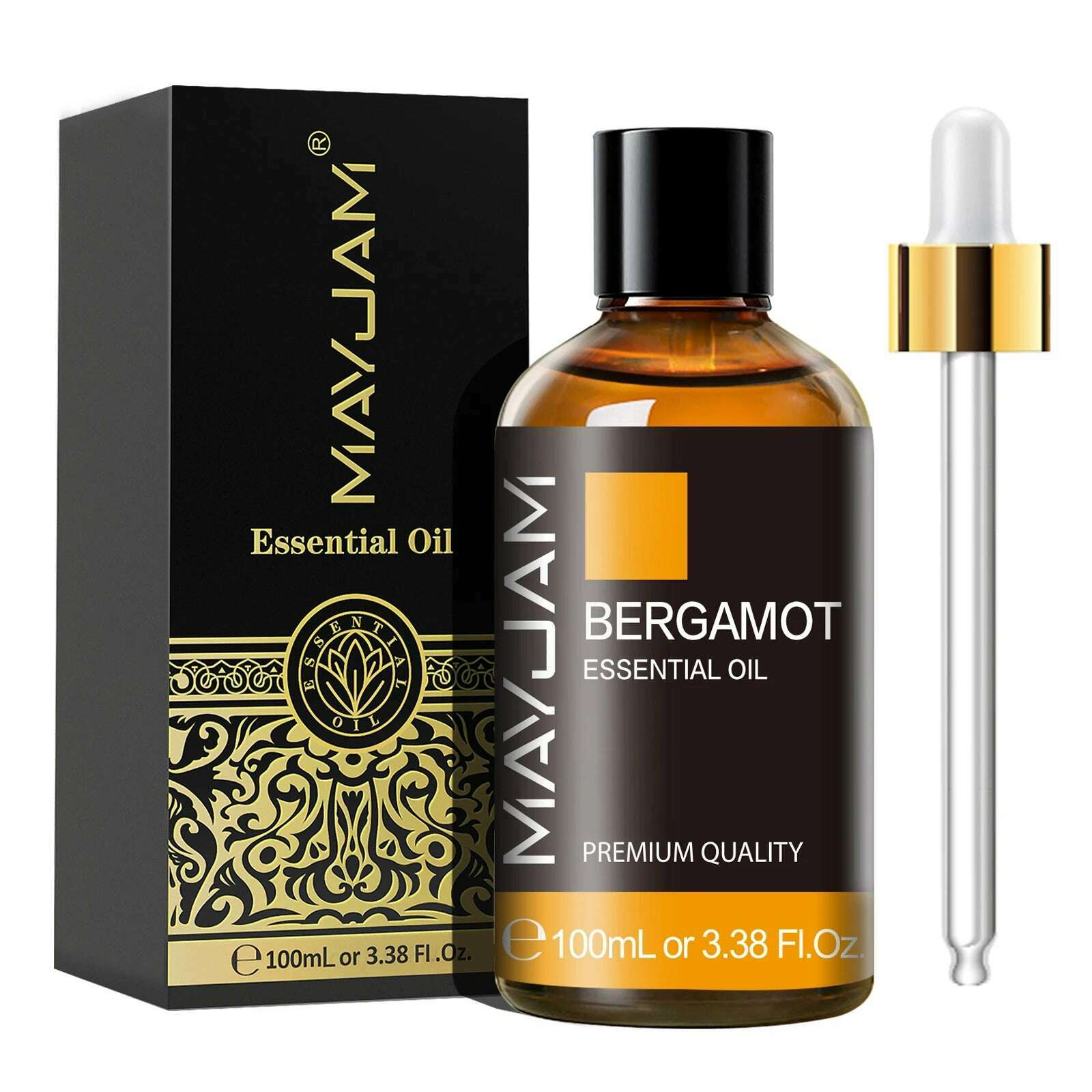 MAYJAM 1PCS 100ML Essential Oil with Dropper Sandalwood Lavender Eucalyptus Vanilla Aroma Oil For Humidifier Scent Candle Burner - KIMLUD