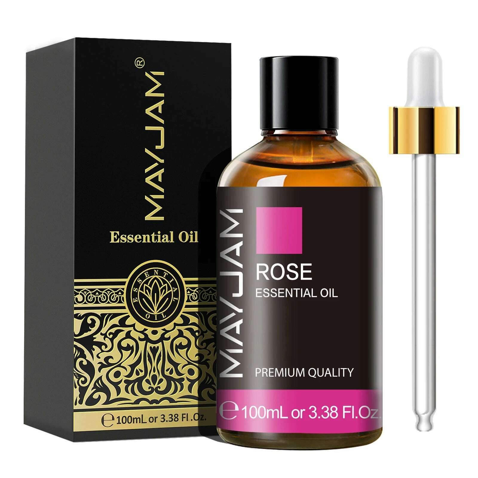 MAYJAM 1PCS 100ML Essential Oil with Dropper Sandalwood Lavender Eucalyptus Vanilla Aroma Oil For Humidifier Scent Candle Burner - KIMLUD