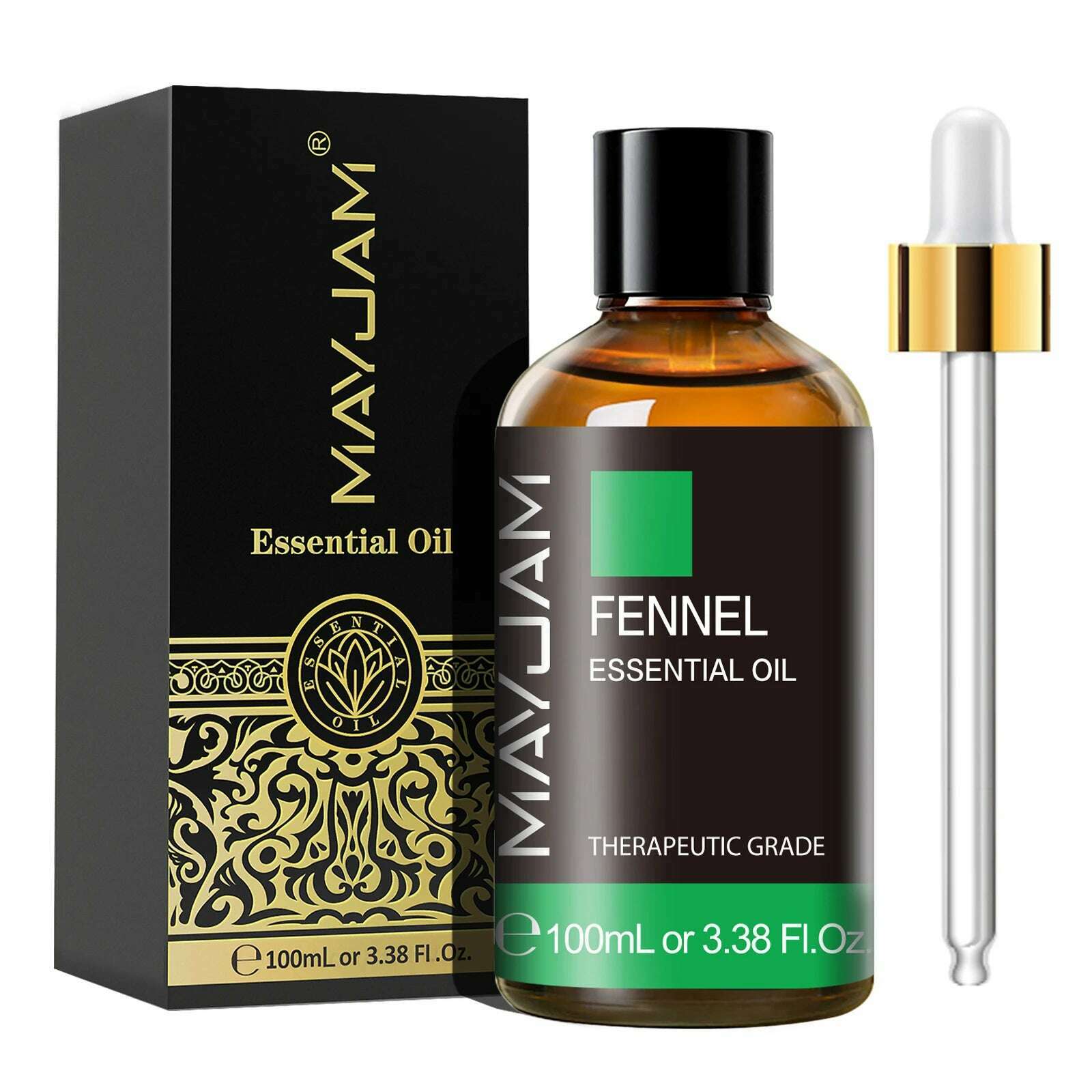 MAYJAM 1PCS 100ML Essential Oil with Dropper Sandalwood Lavender Eucalyptus Vanilla Aroma Oil For Humidifier Scent Candle Burner - KIMLUD
