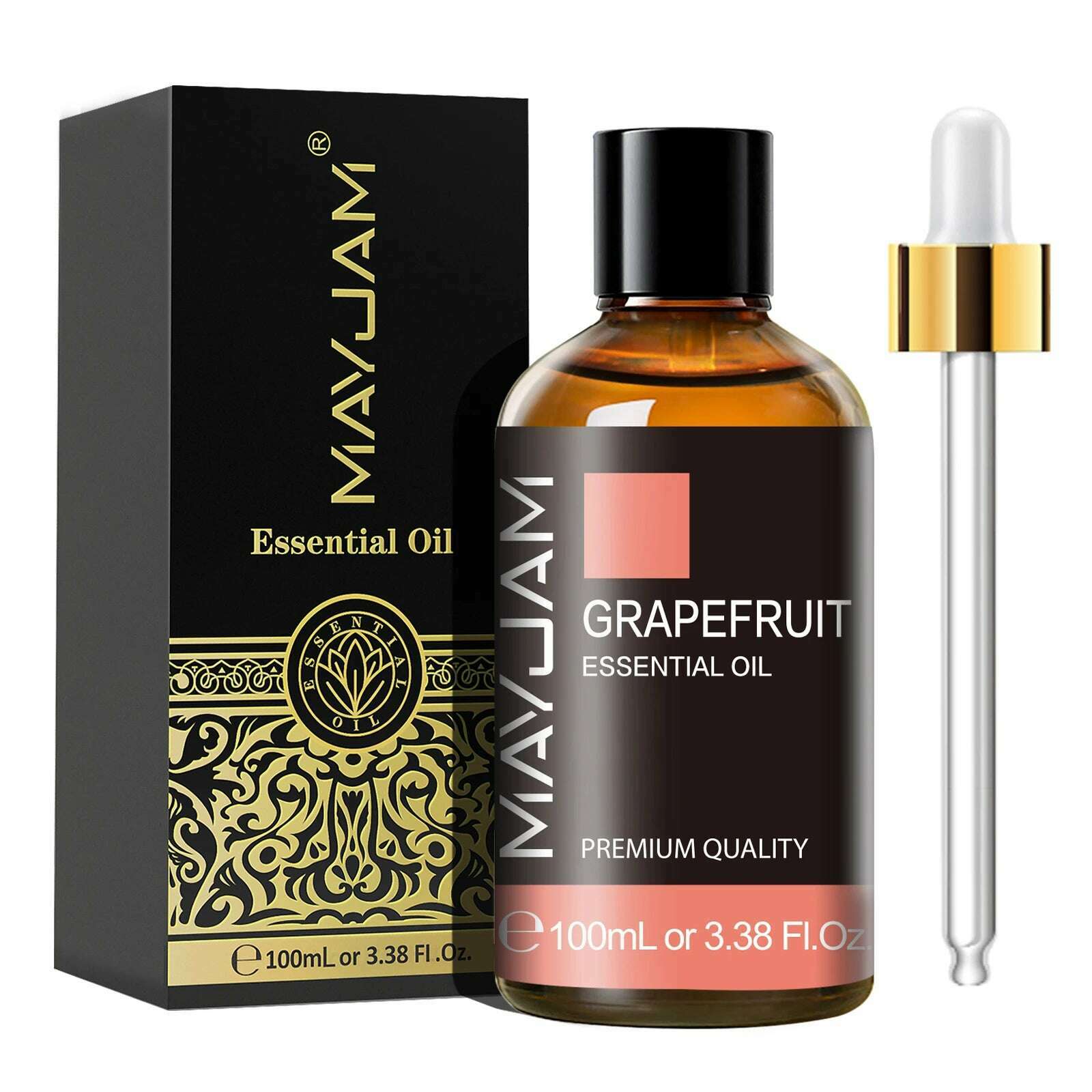 MAYJAM 1PCS 100ML Essential Oil with Dropper Sandalwood Lavender Eucalyptus Vanilla Aroma Oil For Humidifier Scent Candle Burner - KIMLUD