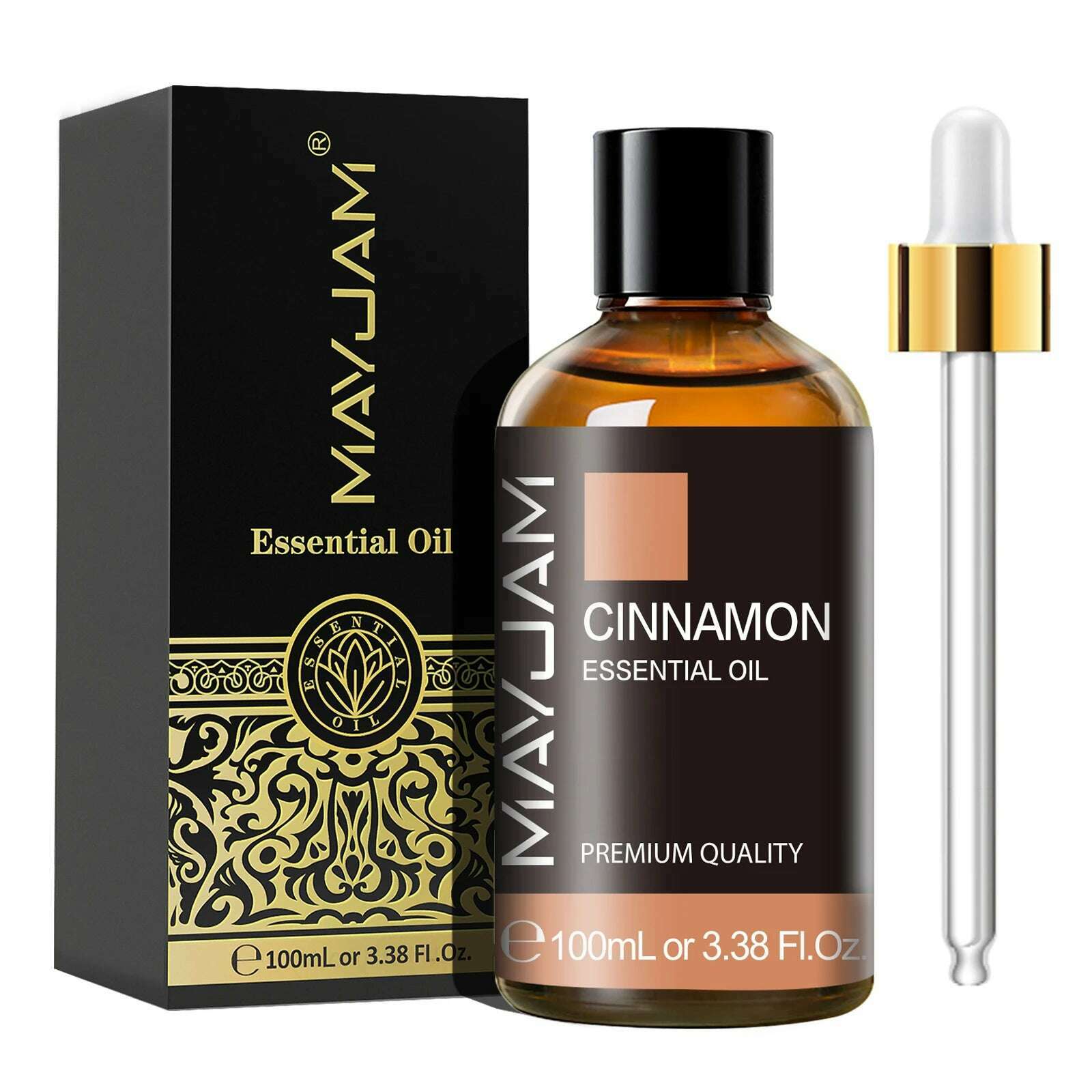 MAYJAM 1PCS 100ML Essential Oil with Dropper Sandalwood Lavender Eucalyptus Vanilla Aroma Oil For Humidifier Scent Candle Burner - KIMLUD