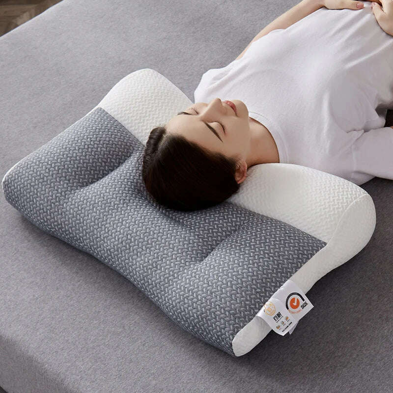 KIMLUD, Memory Cotton Pillow 40x70cm Slow Rebound Soft Memory Slepping Pillows Ergonomic Shaped Relax The Cervical For Adult, KIMLUD Womens Clothes