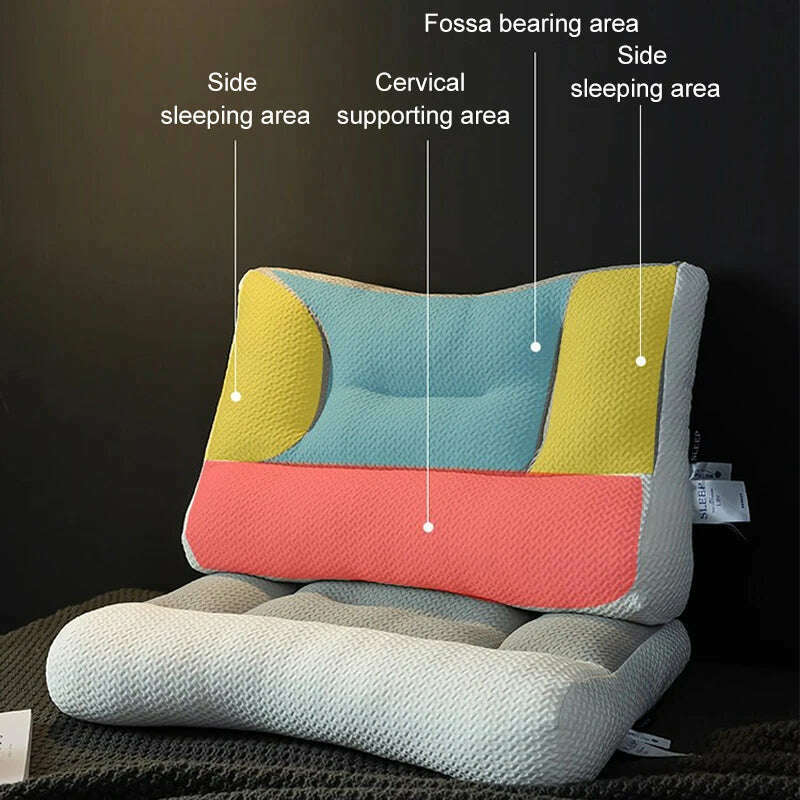 KIMLUD, Memory Cotton Pillow 40x70cm Slow Rebound Soft Memory Slepping Pillows Ergonomic Shaped Relax The Cervical For Adult, KIMLUD Womens Clothes