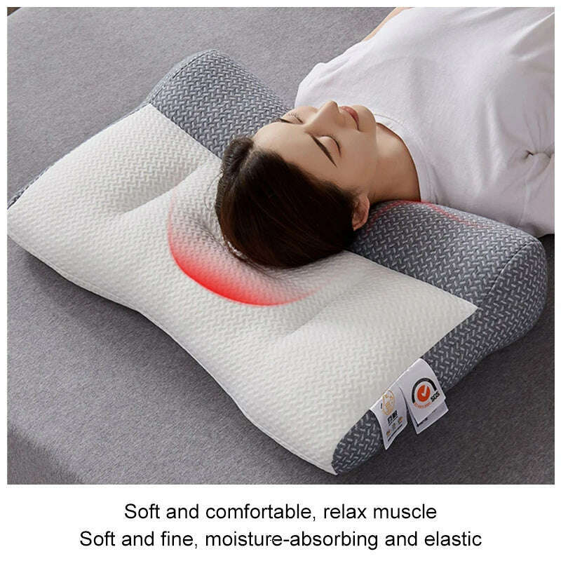 KIMLUD, Memory Cotton Pillow 40x70cm Slow Rebound Soft Memory Slepping Pillows Ergonomic Shaped Relax The Cervical For Adult, KIMLUD Womens Clothes