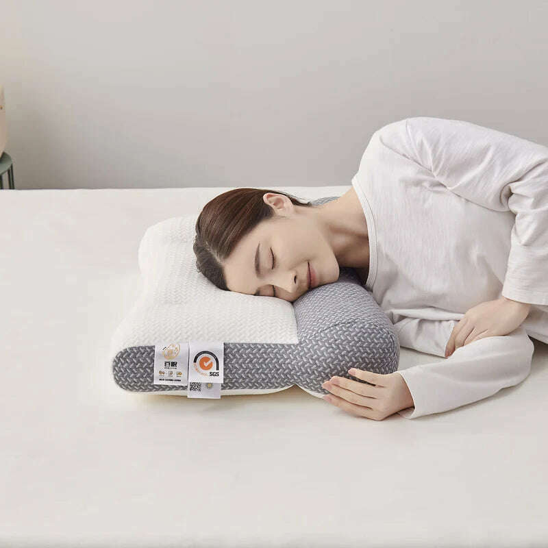 KIMLUD, Memory Cotton Pillow 40x70cm Slow Rebound Soft Memory Slepping Pillows Ergonomic Shaped Relax The Cervical For Adult, 01 / 48*74, KIMLUD APPAREL - Womens Clothes