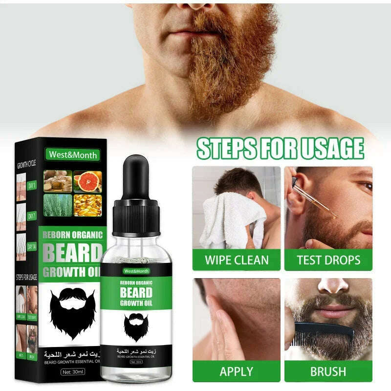 KIMLUD, Men Beard Growth Roller Set Beard Growth Kit Men's Growth Essence Nourishing Enhancer Oil Spray Beard Care, KIMLUD Womens Clothes