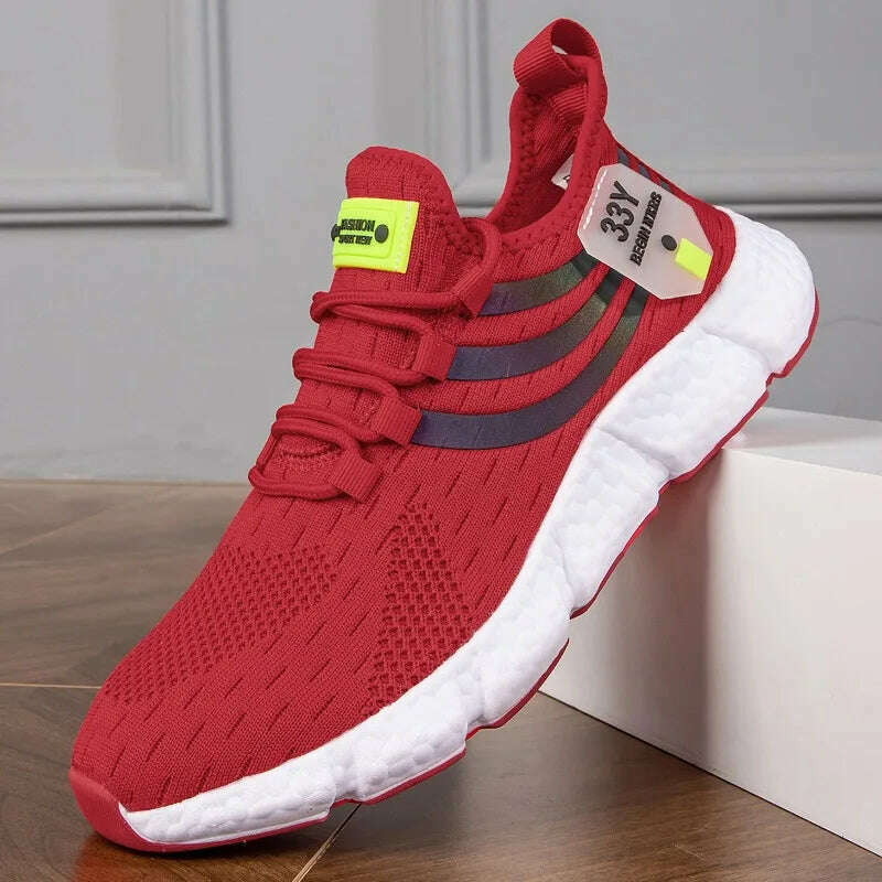 KIMLUD, Men Shoes Sneakers Breathable Comfortable Casual Running Shoes Luxury Tenis Sneaker Male Footwear 2024 Summer Men Tennis Shoes, KIMLUD Women's Clothes