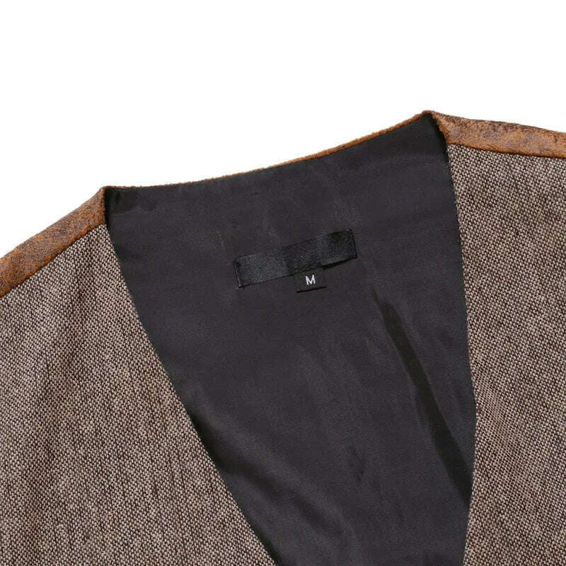 KIMLUD, Men Suit Vests Tweed Formal Victorian Business Dress Waistcoat Cosplay Mens Gentleman Groomman Wedding Slim Fit Gilet Tuxedo, KIMLUD Women's Clothes