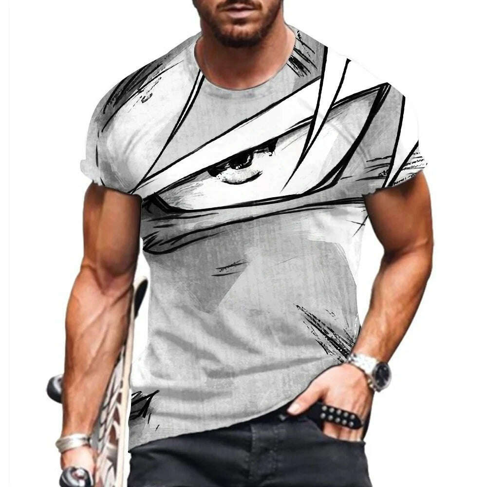 KIMLUD, Men T Shirt Men's T-shirt 2024 Tops Dragon Ball Z Y2k Shirts New Vegeta Goku Short Sleeve Clothing Harajuku Style Streetwear, TX2024WD1386 / 120, KIMLUD APPAREL - Womens Clothes