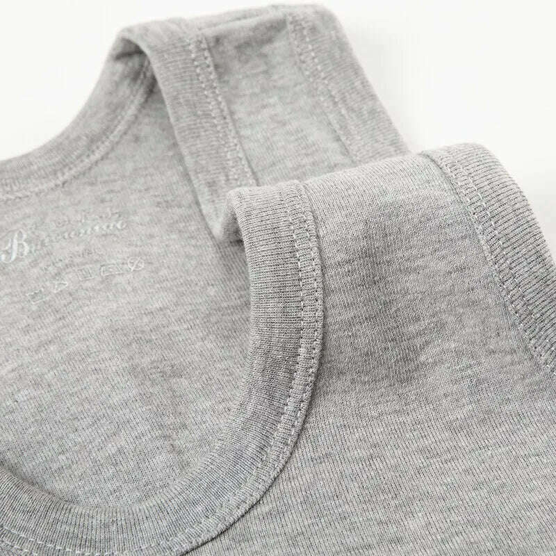 Men Vest Pure Cotton Bodybuilding Motion Outerwear Sweatshirt - KIMLUD