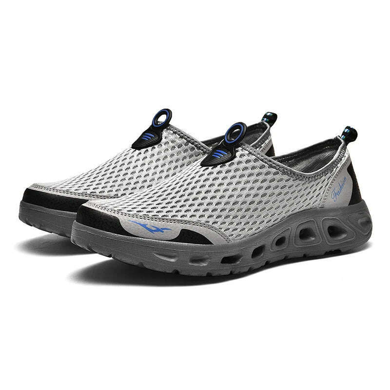 KIMLUD, Men Water Shoes Upstream Sneakers Outdoor Hiking Fishing Aqua Beach Shoes Seaside Barefoot Sports Gym Shoes Breathable Plus Size, qianhui / 47, KIMLUD APPAREL - Womens Clothes