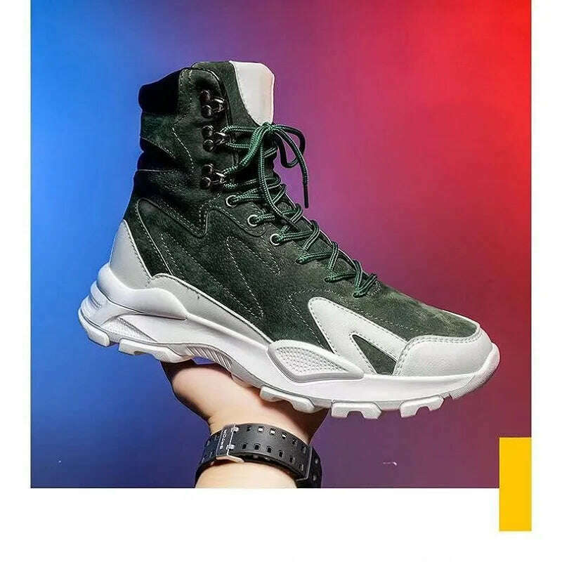 Men Winter Fashion Casual Luxury Platform Shoes Boots Classic 2023 Outdoor Activities Warm Male Formal Sneakers Original Brand - KIMLUD