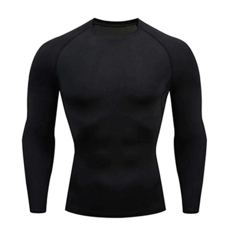 KIMLUD, Men's Gym Clothing Short Running Man Compression tights  perspiration Track suit Gym Man black T shirt Sport Pants S-XXXXL, black 2 / S, KIMLUD Womens Clothes
