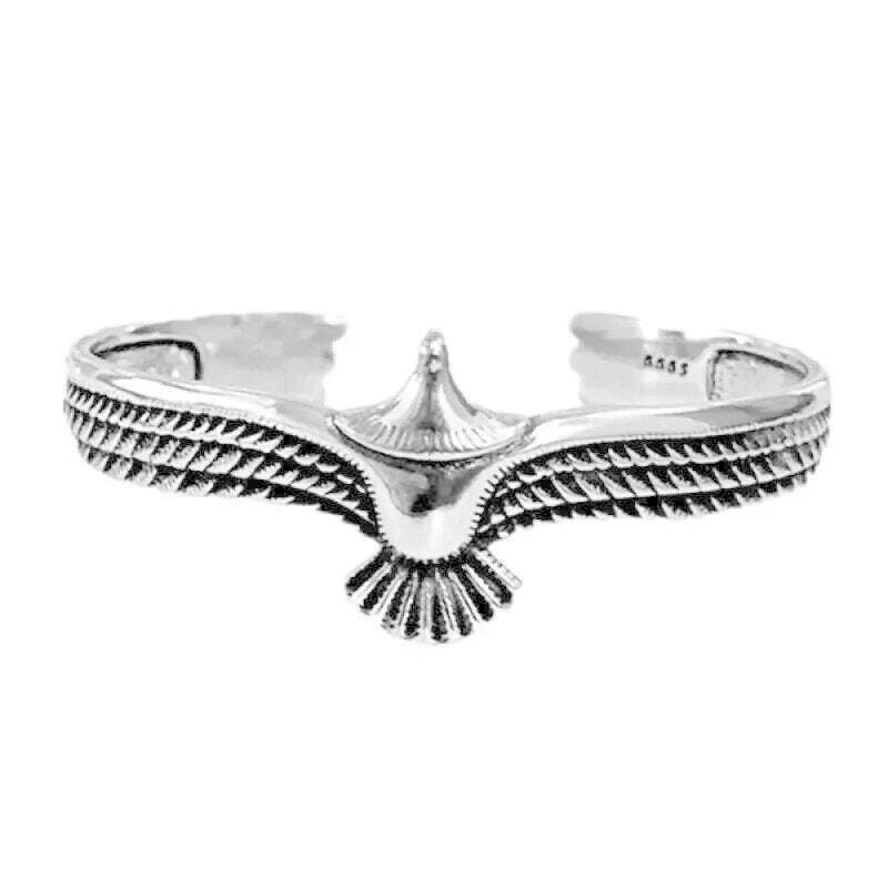 Men's Personalized Retro Ethnic Animal Pixiu Bangles Men Women Cuff Bracelets Casual Jewelry Gifts - KIMLUD