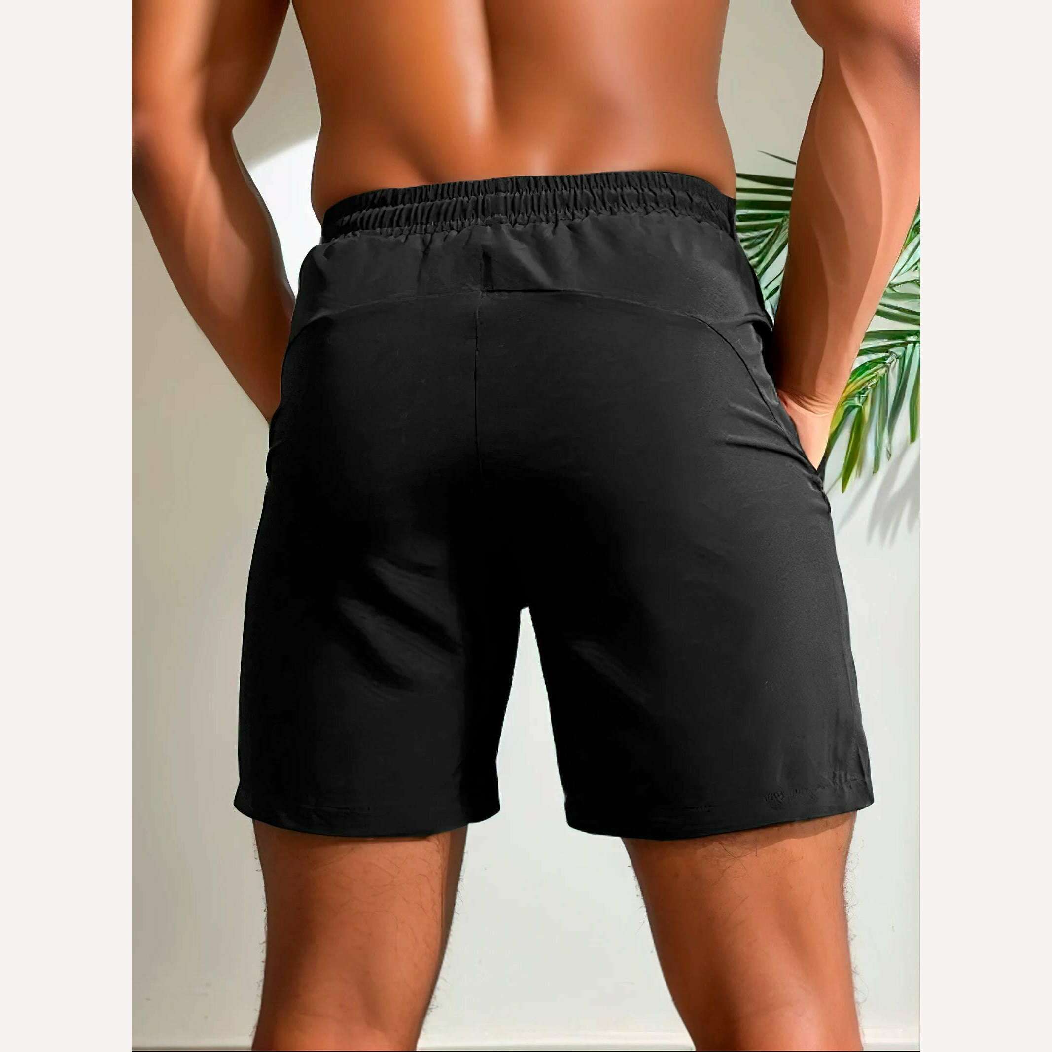 KIMLUD, Men's shorts, sports, fitness, cycling, outdoor hiking shorts, running fast dry, cool, breathable, sweat absorbing, and micro el, KIMLUD Womens Clothes